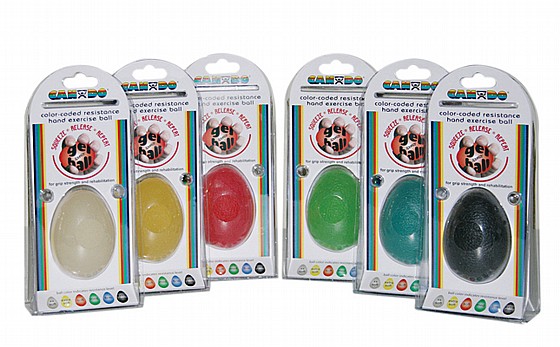 ���� ������-  CanDo Gel Squeeze Ball - Large Cylindrical