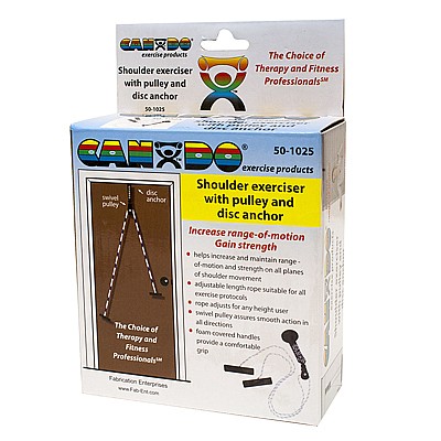 CanDo Overdoor Shoulder Pulley - Single Pulley with Door Disc