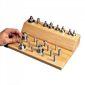 Two-Tiered Horizontal Bolt Board