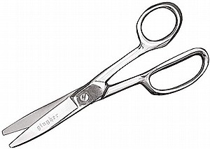 מספריים לסדים- Gingher Heavy Duty Scissors מספריים לסדים- Gingher Heavy Duty Scissors