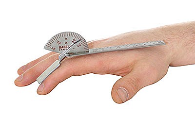 Baseline� Finger Goniometer - Metal - Standard - 6 inch