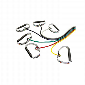 גומיית אימון טיובינג עם ידיות THERABAND™ Professional Resistance Tubing with PVC Handles - PVC גומיית אימון טיובינג עם ידיות THERABAND™ Professional Resistance Tubing with PVC Handles - PVC