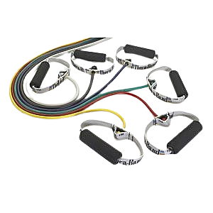 גומיית אימון טיובינג עם ידיות ספוג - THERABAND™ Professional Resistance Tubing גומיית אימון טיובינג עם ידיות ספוג - THERABAND™ Professional Resistance Tubing