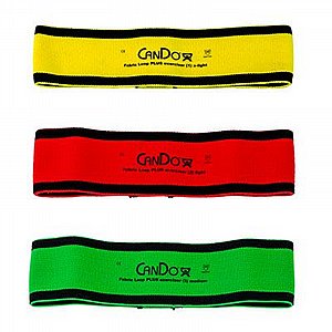 רצועת התנגדות מבד CanDo Fabric Loop Plus – אורך 20 ס"מ רצועת התנגדות מבד CanDo Fabric Loop Plus – אורך 20 ס"מ